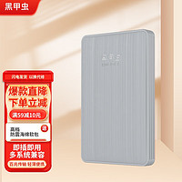  黑甲虫 高速传输 移动硬盘  时尚灰 500GB