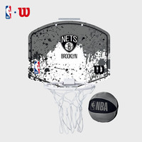 Wilson 威尔胜 新款NBA队徽家用迷你训练彩色式小篮板篮筐 WTBA1302BRO