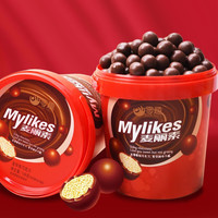 零趣麦丽素办公室黑巧克力豆夹心小吃休闲小零食品年货168g 麦丽素168g