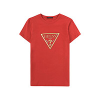 GUESS 盖尔斯 女士圆领短袖T恤 YK2K8407K 红色 S