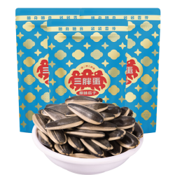 三胖蛋 原味瓜子葵花籽内蒙特产坚果休闲零食175g*3袋 原味瓜子175g3袋