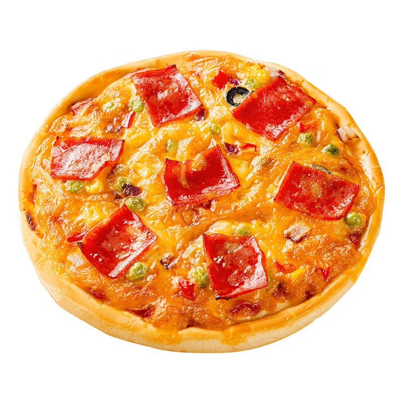 披萨半成品加热即食材儿童早餐比萨饼空气炸锅pizza 意式培根披萨180g