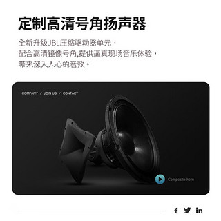 JBL MTS10专业会议室音响组合套装 家庭KTV壁挂音箱 室内舞台演出 企业培训教室店铺背景音乐系统设备