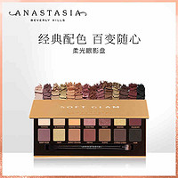 ANASTASIA Beverly Hills 美国Anastasia正品ABH 14色大地暖棕色柔光眼影盘ins超火珠光