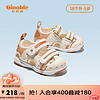 Ginoble 基诺浦 学步鞋 2023夏季18月-5岁儿童凉鞋 男童女童宝宝机能鞋GY1315象牙白/棕色