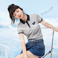 Semir 森马 女士针织Polo衫 109323115005-00510