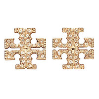 TORY BURCH Kira Pave 女士耳环 玫瑰金/水晶色