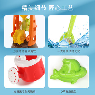 B.Duck小黄鸭儿童沙滩玩具车套装挖沙铲子桶宝宝夏天戏水玩沙子工具男孩