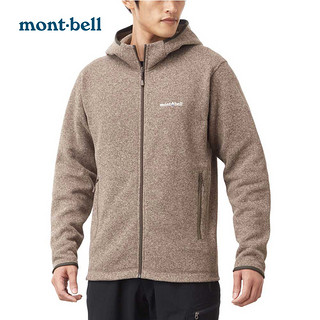 mont·bell montbell日本蒙贝欧户外秋冬季中厚款保暖连帽抓绒衣男款外套开衫