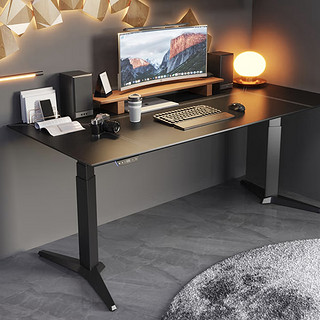 智芯 电动升降桌N4黑架 1.6*0.7m