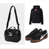 极限凑单、有券的上：PUMA 彪马 女子运动板鞋+运动卫衣+运动手提包