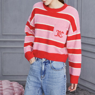 Juicy Couture 橘滋 女士圆领针织衫 620622FW0650V008