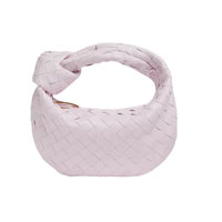BOTTEGA VENETA 葆蝶家 女士手提包 651876VCPP53722 水洗幸福粉 迷你