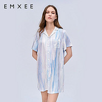 EMXEE 嫚熙 天丝月子裙夏季新款连衣裙孕妇装居家裙睡衣产后家居睡裙女士