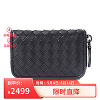 BOTTEGA VENETA 女士羊皮短款拉链钱包钱夹 114075 V001N