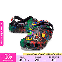 crocs趣味学院复仇者联盟儿童洞洞鞋户外休闲鞋207721 黑色-001 37(225mm)