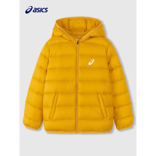 ASICS 亚瑟士 童装新款冬季男女中大童轻薄不肿羽绒服外套 753黄色 130cm