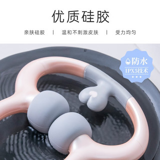 ATEX 小兔子夹夹乐 电动颈部按摩器 家用创意 可爱夹脖子按摩 IPX5防水 送女友礼物 AX-KXL3400 小兔子振动肩颈按摩棒