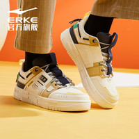 ERKE 鸿星尔克 麒麟鸿星尔克板鞋男春季新款男鞋休闲厚底鞋子潮流运动鞋滑板鞋男