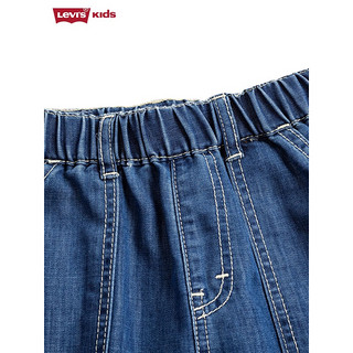 Levi's李维斯童装夏季新款男童牛仔裤儿童休闲工装裤 湖灰蓝 110/50(4)