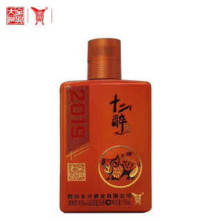  Quanxing Daqu/全兴大曲 纯粮酿造 浓香型白酒  光瓶装 45%vol 100mL