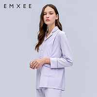 EMXEE 嫚熙 产妇哺乳月子服莫代尔孕妇睡衣夏季新款长袖产后家居服套装女