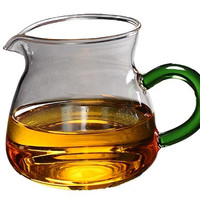 瓷牌茗茶具 CPM-304DP 绿把公道杯 250ml