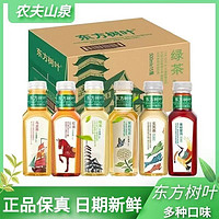 东方树叶整件青柑普洱茉莉花茶无糖500ml*12瓶茶饮料