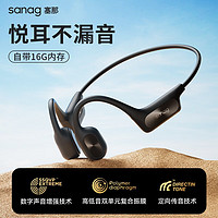 SANAG 塞那 A50 Pro Max 不入耳式挂耳式降噪蓝牙耳机 耀夜黑