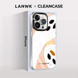 LANWK 朗唯科 苹果13-14手机壳透明硬壳硅胶