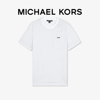 MICHAEL KORS 迈克·科尔斯 MK 男士棉质透气 Logo 短袖 T 恤男装