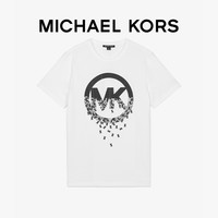 MK 棉质透气男士字母印花运动休闲短袖 T 恤男装