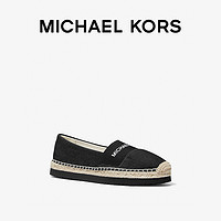 MICHAEL KORS 迈克·科尔斯 MK Vicky 编织平底休闲渔夫鞋懒人鞋帆布鞋女鞋