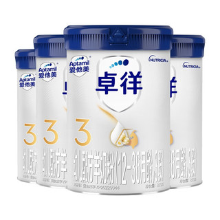 爱他美（Aptamil）婴儿羊奶粉3段卓徉幼儿配方奶粉800g 12-36个月 4罐装