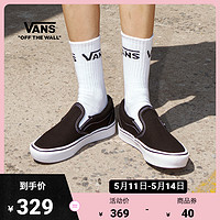 VANS 范斯 系列 Slip-On帆布鞋ComfyCush官方正品 36 黑色