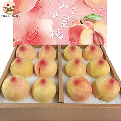 阳山 正宗无锡 阳山水蜜桃  单果4-5两12个礼盒装 净重4.8斤多