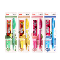 日本派通（Pentel）自动铅笔套装0.5mmTXAX105C活动铅笔铅芯橡皮套装波纹笔杆书写顺滑考试画图用铅笔