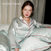 520送礼推荐〗Not Just Pajama 22姆米真丝睡衣女春夏家居服套装