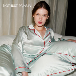 Not Just Pajama 520送礼推荐〗Not Just Pajama 22姆米真丝睡衣女春夏家居服套装