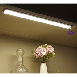NVC Lighting 雷士照明 溪白系列 感应LED橱柜灯 5W 暖白光 银色 50cm