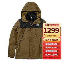 北面 TheNorthFace 三合一冲锋衣7W7T WMB/卡其色