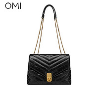 OMI 欧米 包包女链条单肩包2023新款潮高级感时尚手提包斜挎包女包