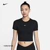 NIKE 耐克 官方女子修身版型短款T恤夏新款针织运动刺绣柔软FB2874