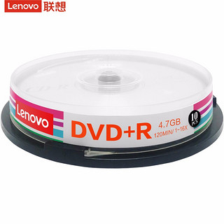 Lenovo 联想 办公系列 空白光盘 DVD+R 16速 4.7GB 10片装