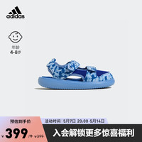 adidas 阿迪达斯 官方轻运动WATER SANDAL CT C男小童夏季包头凉鞋 深蓝色/浅蓝色/蓝灰色 28(165mm)