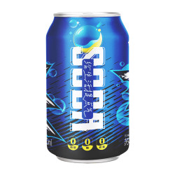 yineng 依能 苏打汽水  原味黑蓝罐  330ml*24罐