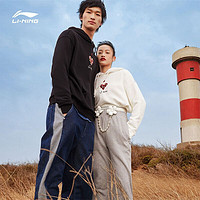 LI-NING 李宁 卫衣宽松套头连帽男女同款