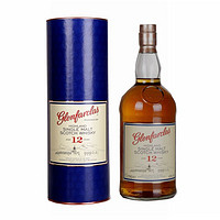 glenfarclas 格兰花格 12年1000ml单一麦芽威士忌苏格兰威士忌原瓶进口口粮洋酒