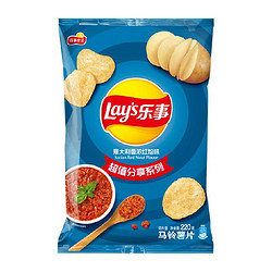 Lay's 乐事 薯片意大利香浓红烩味220g