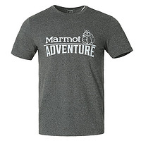 PLUS会员、限尺码：Marmot 土拨鼠 男款棉感速干T恤 N53360